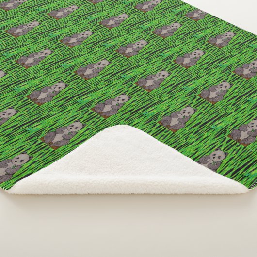 Couverture Sherpa Panda - Blanche Sherpa (3/4)