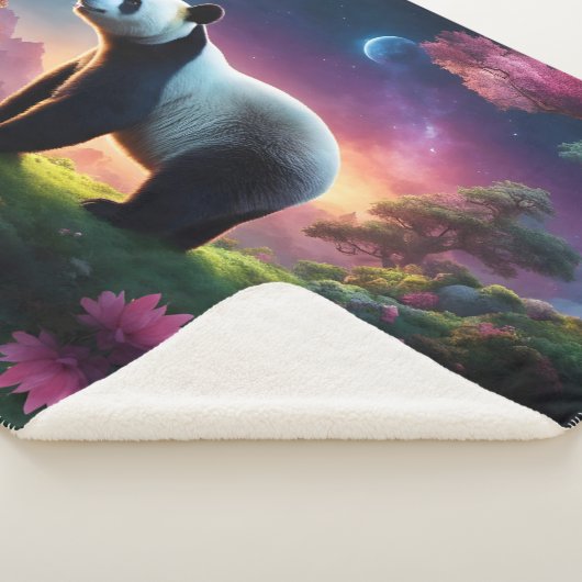 Couverture Sherpa Panda dans un jardin d'Imaginaires (3/4)