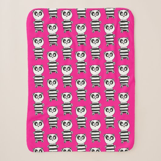 Couverture Sherpa Panda Kids (Devant)