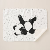 Couverture Sherpa Panda qui dab  (Devant (Horizontal))