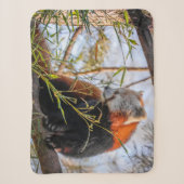 Couverture Sherpa Panda rouge (Devant)
