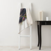 Couverture Sherpa Panda roux adorable mangeant du bambou (En situation)