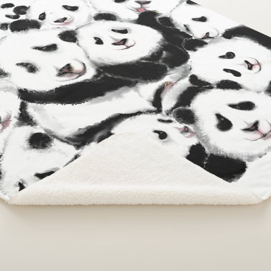 Couverture Sherpa Pandas Family Sherpa Blanket (3/4)