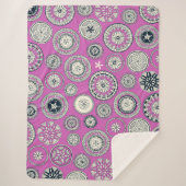 Couverture Sherpa pango magenta (Devant)