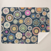 Couverture Sherpa pango mandala echo (Devant (Horizontal))