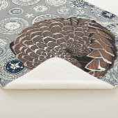 Couverture Sherpa pangolin mandala pewter (3/4)