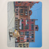Couverture Sherpa Panier avec boîtes à Venise (Devant)