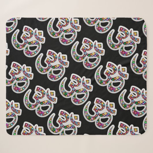 Couverture Sherpa Panier de Basketball Mini (Devant (Horizontal))