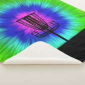 Couverture Sherpa Panier de golf Tie Dye Disk (3/4)