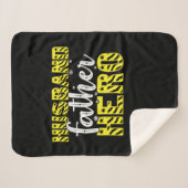 Couverture Sherpa Papa Cadeau Mari Père Héros (Devant (Horizontal))