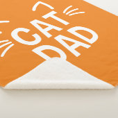 Couverture Sherpa Papa Chat Avec Oreilles Et Whiskers (3/4)