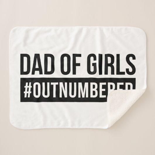 Couverture Sherpa Papa des filles #Surnuméroté (Devant (Horizontal))