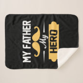 Couverture Sherpa Papa Poison (Devant (Horizontal))