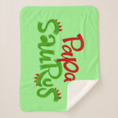 Couverture Sherpa Papa Saurus Graphic (Devant)