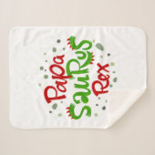 Couverture Sherpa Papa Saurus Rex Graphic (Devant (Horizontal))