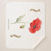 Couverture Sherpa Papaver rhoeas  (Devant)