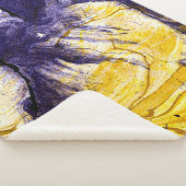 Couverture Sherpa Papier marbré : Art Acrylique Lumineux (3/4)