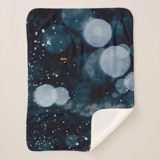 Couverture Sherpa Papier peint Bokeh, effets (Devant)