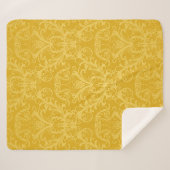 Couverture Sherpa Papier peint doré de luxe (Devant (Horizontal))