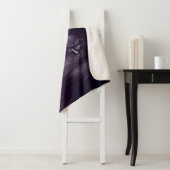 Couverture Sherpa Papier peint Galaxy Lion Face Art (En situation)