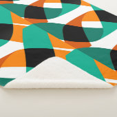 Couverture Sherpa Papier peint rétro : Conception Vintage (3/4)