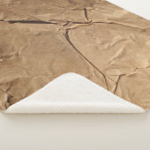 Couverture Sherpa Papier Recyclé : Texture écologique. (3/4)