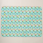 Couverture Sherpa Papillon (Devant (Horizontal))