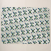 Couverture Sherpa Papillon (Devant (Horizontal))