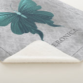 Couverture Sherpa Papillon à bijoux turquoise (3/4)