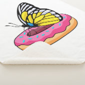 Couverture Sherpa Papillon avec Donut (3/4)