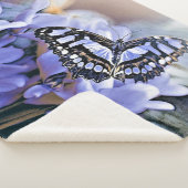 Couverture Sherpa Papillon bleu (3/4)