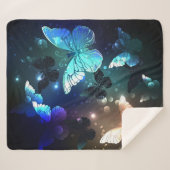 Couverture Sherpa Papillon de nuit (Devant (Horizontal))