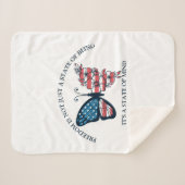 Couverture Sherpa Papillon du 4 juillet  (Devant (Horizontal))