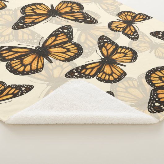 Couverture Sherpa Papillon monarque (3/4)