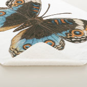 Couverture Sherpa Papillon Pansy Bleu (3/4)