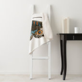 Couverture Sherpa Papillon Pansy Bleu (En situation)