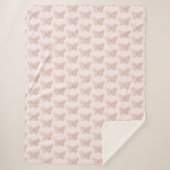 Couverture Sherpa Papillon Sherpa Blanket (Devant)