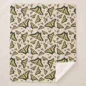 Couverture Sherpa Papillons à queue jaune du sud-ouest partout (Devant)