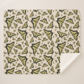 Couverture Sherpa Papillons à queue jaune du sud-ouest partout (Devant (Horizontal))