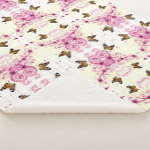 Couverture Sherpa Papillons Abstraits (3/4)