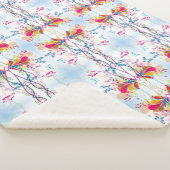 Couverture Sherpa Papillons Abstraits (3/4)