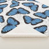 Couverture Sherpa Papillons morpho bleu (3/4)