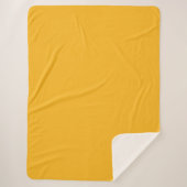 Couverture Sherpa Pâques jaune or (Devant)
