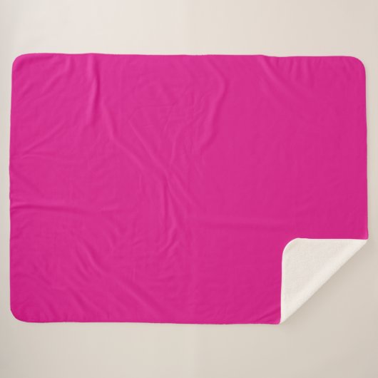 Couverture Sherpa Pâques rose (Devant (Horizontal))