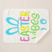 Couverture Sherpa Pâques Vibes Pastel (Devant (Horizontal))