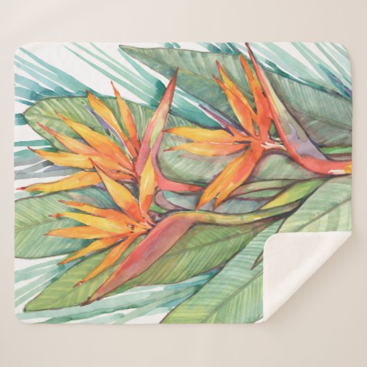 Couverture Sherpa Paradis botanique tropical II (Devant (Horizontal))