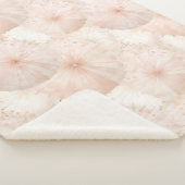 Couverture Sherpa Parapluies Rose Pâle (3/4)