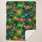 Couverture Sherpa Parc Dinosaur (Devant)