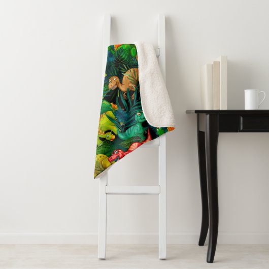 Couverture Sherpa Parc Dinosaur (En situation)