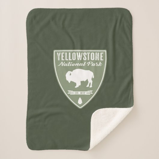 Couverture Sherpa Parc national de Yellowstone Bison (Devant)